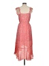 Socialite 100% Polyester Paisley Pink Cocktail Dress Size M - photo 2