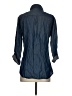 Miami 100% Lyocell Blue 3/4 Sleeve Button-Down Shirt Size S - photo 2