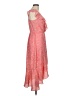 Socialite 100% Polyester Paisley Pink Cocktail Dress Size M - photo 4