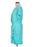 MICHAEL Michael Kors Solid Teal Cocktail Dress Size L - photo 5