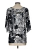 Simply Irresistible 100% Polyester Black 3/4 Sleeve Blouse Size L - photo 2