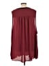 Torrid 100% Polyester Burgundy Sleeveless Blouse Size (6) - photo 2