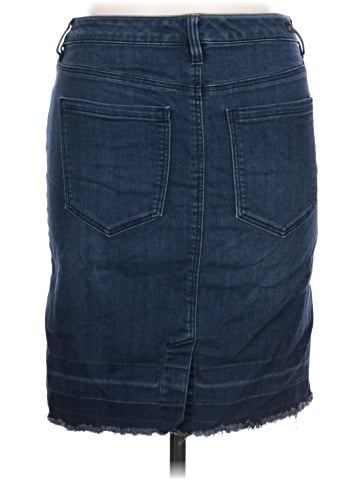 Liverpool Los Angeles Denim Skirt (view 2)