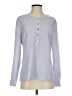 Tory Burch Blue Long Sleeve Blouse Size S - photo 1