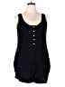 Old Navy Solid Black Romper Size 2X - photo 1