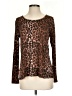 Johnny Was Brown Long Sleeve Blouse Size XS - photo 1