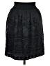 Mango 100% Silk Black Silk Skirt Size 6 - photo 1