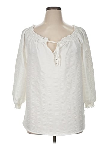 Mlle Gabrielle 3/4 Sleeve Blouse (view 1)