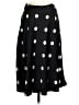 Assorted Brands 100% Polyester Polka Dots Black Casual Skirt Size 12 - photo 1
