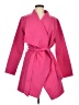 Fashion Nova 100% Polyester Pink Coat Size M - photo 1