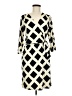 Mud Pie Argyle Ivory Casual Dress Size M - photo 1