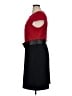 Sandra Darren Color Block Red Casual Dress Size 16 - photo 5