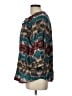 Dylan 100% Cotton Teal 3/4 Sleeve Blouse Size L - photo 5