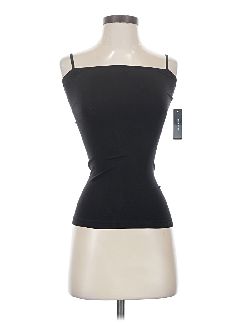 Pre-owned Bisou Bisou Tank Top Black Strapless Neckline Tops