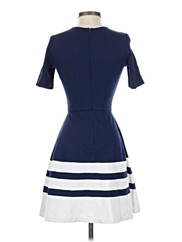 Red Saks Fifth Avenue Casual Dress (view 2)