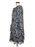 Ann Taylor LOFT 100% Polyester Paisley Blue Casual Dress Size M - photo 5