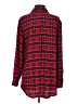 Isabel Maternity 100% Rayon Plaid Red 3/4 Sleeve Blouse Size Sm Maternity - photo 2