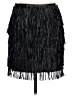 WYLDR 100% Polyester Black Casual Skirt Size L - photo 2