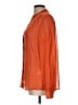 Joie Polka Dots Orange Long Sleeve Blouse Size L - photo 5