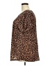 Jodifl Animal Print Brown Short Sleeve Blouse Size 2X - photo 5