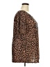 Jodifl Animal Print Brown Short Sleeve Blouse Size 2X - photo 4