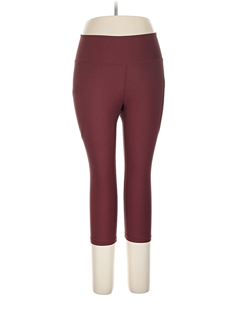 Pre-owned Active By Old Navy Active Pants In Burgundy