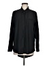 Athleta Solid Black Long Sleeve Button-Down Shirt Size M - photo 1