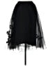 Maeve 100% Polyester Black Formal Skirt Size S - photo 2