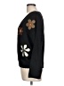 Unbranded Floral Black Pullover Sweater Size L (estimated) - photo 5