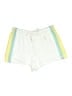 P.J. Salvage Color Block White Athletic Shorts Size S - photo 1