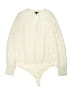 Express Outlet Ivory Bodysuit Size XL - photo 1