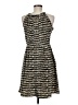 Attention 100% Polyester Metallic Gold Cocktail Dress Size M - photo 2