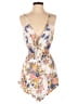 Auguste 100% Rayon Floral Ivory Romper Size 8 - photo 1