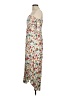 Lush 100% Rayon Floral Ivory Casual Dress Size M - photo 5