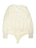 Express Outlet Ivory Bodysuit Size XL - photo 2