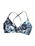 Shein Tie-dye Blue Swimsuit Top Size M - photo 2