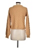 Poof! 100% Polyester Chevron-herringbone Tan Pullover Sweater Size M - photo 2