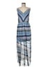 CeCe 100% Polyester Blue Casual Dress Size 6 - photo 1