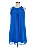 By & By 100% Polyester Solid Blue Casual Dress Size M - photo 1