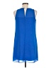 By & By 100% Polyester Solid Blue Casual Dress Size M - photo 2