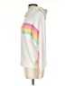 P.J. Salvage Color Block White Sweatshirt Size XS - photo 5
