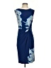 Unbranded Graphic Blue Cocktail Dress Size S - photo 1