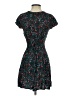 Weekday 100% Viscose Stars Teal Cocktail Dress Size EU 36 / US 6 - photo 2
