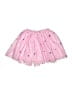 H&M 100% Polyester Hearts Pink Skirt Size 6 - 7 - photo 2