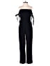 STAUD 100% Viscose Solid Black Jumpsuit Size 2 - photo 1