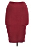 Wow Couture Solid Burgundy Red Formal Skirt Size M - photo 1