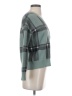 Max Studio Plaid Green Pullover Sweater Size S - photo 4
