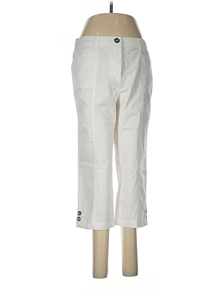 Pre-owned Jm Collection Jeggings In White