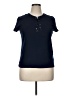Chaps 100% Cotton Blue Short Sleeve Henley Size XL - photo 1