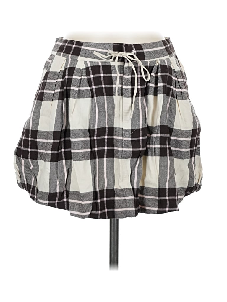 Pre-owned Aerie Casual Skirt In Gray